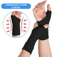 thumbnail image 2 of Guantes de compresión para artritis del pulgar (2 pares), cómodos guantes de compresión con almohadillas de gel suave, túnel carpiano, 2 of 5