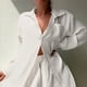 thumbnail image 4 of Traje de baño de manga larga de 3 piezas para mujer (blanco L) FLhrweasw Para estrenar, 4 of 7