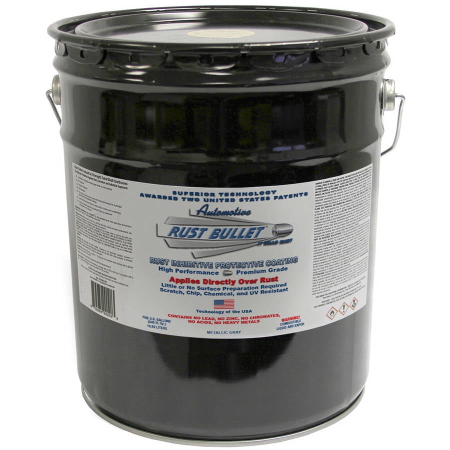 Rust Bullet Automotive, Rust Inhibitive Rust Paint, 5Gallon Pail