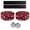 black&red, variant on EVA Road Bike Handlebar Tape Bicycle Bar Wraps - 2PCS Per Set，bike grip end plug and sealer