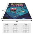 thumbnail image 4 of Invader Zim Flannel Blanket Ultra-Soft Micro Fleece Throw Blanket For Bed Sofa Couch Car Office Unisex Adult Fuzzy Bed Blanket Cozy Kids Throw Blanket 40"x30", 4 of 8