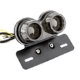 thumbnail image 2 of Aibecy Universal LED Motorcycle Tail Lamp Turn Signal Light Dual Trailer Lights Brake License Plate Holder Lights, 2 of 7