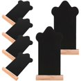 thumbnail image 2 of 6pcs Mini Double Sided Wooden Chalkboard Signs, Erasable Message Boards for Weddings, Parties, Restaurants & Office Use, Tabletop Decor with Frame, 2 of 5
