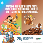 Dymatize ISO100 Whey Protein Powder Isolate, Fruity Pebbles, 25g Protein, 5 lb, 80 oz