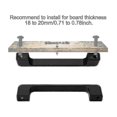 thumbnail image 3 of 10 tiradores negros para armario de cocina con tornillo, agujero central de 96 mm., 3 of 4
