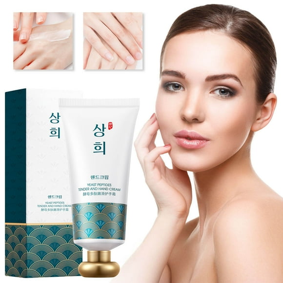 Up to 65% Off! Gspmoly Hand Cream for Dry Skin, Yeast Peptide Hand Cream Moisturizing and Moisturizing Hand Skin Roughness Hand Cream Hand Lotion for Cracked Hands