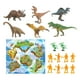 thumbnail image 4 of Juego de figuras de dinosaurios realistas de 17 piezas, juguetes de dinosaurios para niños con tapete de juego, juego de figuras de dinosaurios,, 4 of 9