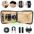 thumbnail image 3 of Extra-Wide Portable Massage Table, 73" Length, 28" Width Professional SPA Massage Bed with Thick Cushion. 2 Folding Height Adjustable SPA Bed with Face Cradle, Arm Rests & Carrying Bag (Beech, Black), 3 of 7