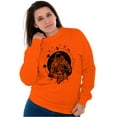 thumbnail image 3 of Cosmos Astronaut Space Stylish Unisex Plus Fleece Graphic Sweatshirt Brisco Brands 2X, 3 of 5