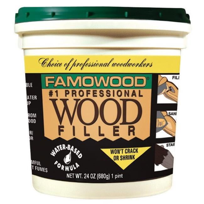 Famowood Wood Filler 40022128 Water Based Wood Filler 1 Pint Walmart