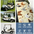 thumbnail image 6 of Golf Cart Front Seat Towel 51" x 31", Universal Microfiber Cover for EZGO RXV, Club Car Onward, Yamaha Drive, Icon Bench Seats, 6 of 8