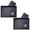2 PACK - GRAY, variant on RFID Faraday Bag for Phones & Key Fobs – Privacy Pouch for Anti-Theft and Tracking Protection - BLACK