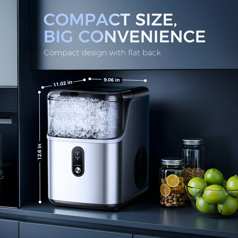 im⭐️  SIMZLIFE 9.4 in. 26.5lb/24H Bullet Ice Countertop Portable