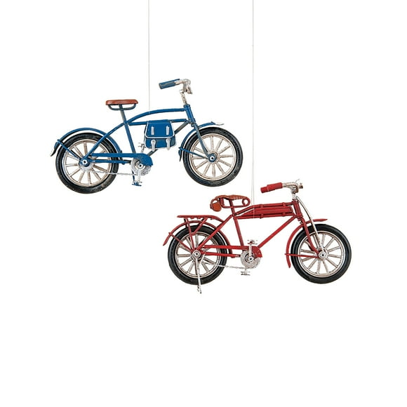 C&F Home Vintage Bike Christmas Xmas Ornament A/2 Multi