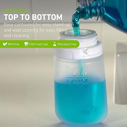 Humangear GoToob+ Soft Silicone Travel Bottle 3-Pack - Small - Clear/Green/Blue