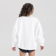 thumbnail image 3 of Women's Gameday Couture  White Arizona Cardinals  Sunday Drives Oversized Crewneck Pullover Sweatshirt, 3 of 7