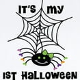 thumbnail image 2 of CafePress - Babys 1St Halloween Spider Body Suit - Long Sleeve Cotton Baby Bodysuit, 2 of 4