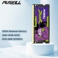 thumbnail image 1 of DDR4 MEMRIA RAM Notebook 32 Go 16 Go 8 Go 1.2V 3200MHz 2400MHz 260 Broches SODIMM Memoria Mémoire DDR4 16 Go 2400MHz, 1 of 5