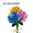 thumbnail image 4 of 601232-1237 Bouquet Bonsai Decoration DIY Assembled Small Particle Building Block Home Decoration Q0823, 4 of 6