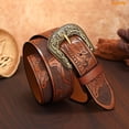 thumbnail image 7 of WHIPPY Western Belt for Women Men Cowboy Embossed Belts Cowgirl Belt for Jeans Dresses, 7 of 7
