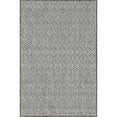 thumbnail image 1 of Unique Loom Outdoor Trellis Moroccan Rug 4' x 6' Rectangle Charcoal/Ivory, 1 of 1