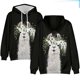 thumbnail image 3 of Nueva colección de animales, sudaderas con capucha con estampado de mapache en 3D para hombres y mujeres, jersey de moda, ropa de calle para parejas, sudadera, ropa, chándal con capucha, 3 of 5