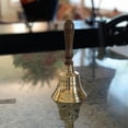 thumbnail image 5 of Urban Designs Handcrafted Engraved Antiqued Solid Brass 9-Inch Captain Bell, 5 of 5