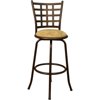 American Heritage Swivel Counter Stool with Back
