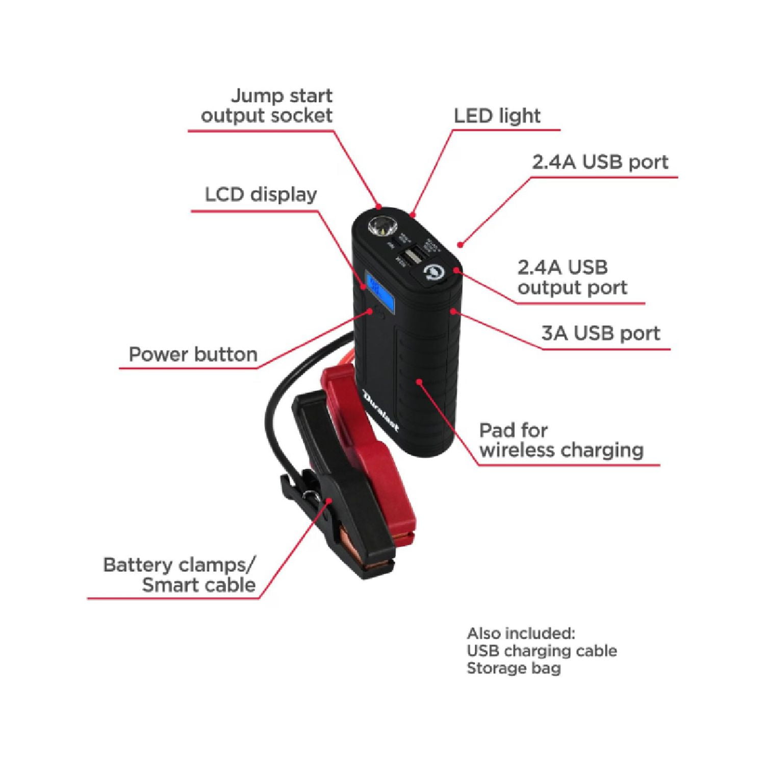 Duralast 800 amp jump starter deals