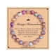 thumbnail image 1 of Pulsera Colgante de Amor para Mujer Niña – Cuentas de Piedra Natural | Joyas calmantes para aliviar el estrés | Ajustable 21cm | Tarjeta de regalo Compass | Aniversario Cumpleaños Día de San, 1 of 1