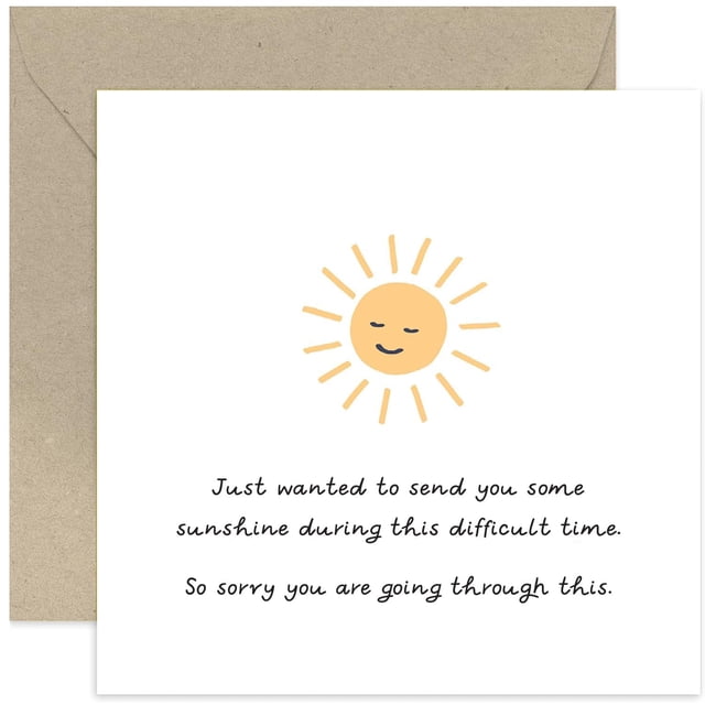 Tarjeta de felicitación Old English Co. Enviando a Sunshine pensando en ti