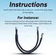 thumbnail image 5 of Cable de conexión LED de roble negro para configuración de luces múltiples (2 piezas), 5 of 5