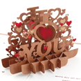 thumbnail image 1 of Tarjeta emergente de San Valentín Hallmark 1499VFE1114 13 x 18 cm, 1 of 8