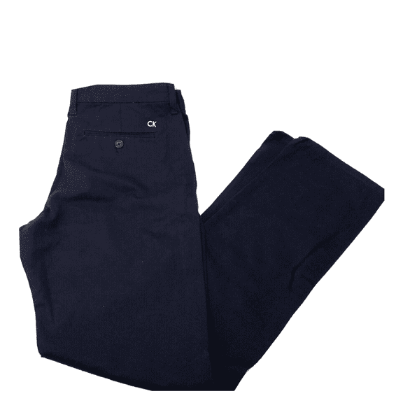 calvin klein BODY FIT PANTS COTTON DARK BLUE 30*32