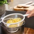 thumbnail image 3 of Chef Craft Classic Stainless Steel Mesh Strainer, 8 inches in diameter, White, 3 of 4