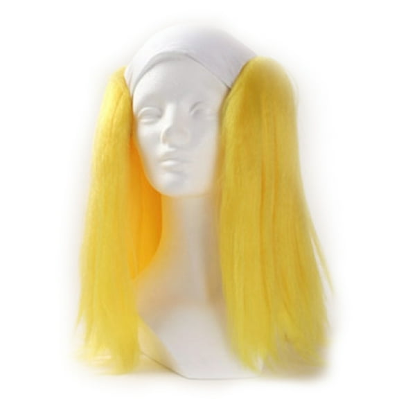 Clown Antics Yellow Bald Clown Straight Wig