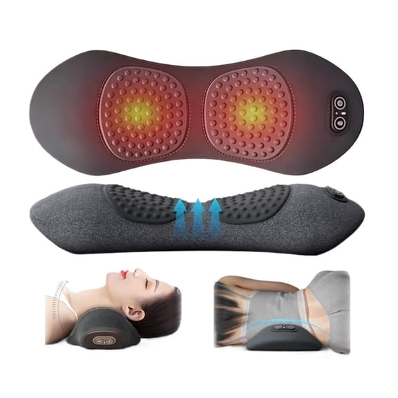 Smooth Spine Triple Fusion Back Massager, 2026 New Triple Fusion Massager for Sciatica, with Electric Traction Lifting & Heat Compress, All-Round Support, Relieve Neck/Shoulder Discomfort