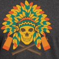 thumbnail image 3 of CafePress - Native Skull Headdress T Shirt - Men's Classic Graphic Cotton T-Shirt, 3 of 4