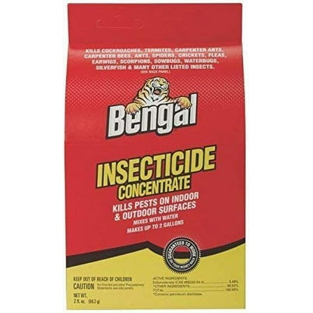 Bengal 33100 Liquid Insecticide 2oz Concentrate Roach Ant Etc Bug Killer 6756076