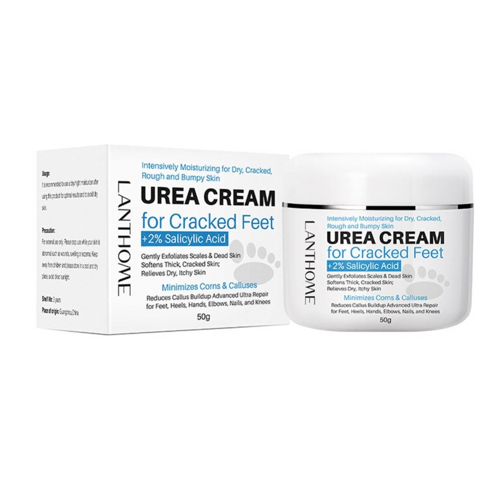 Urea Cream 40% with 2% Plus Salicylic Acid 1.76 Oz,Callus Remover Hand Cream Foot Cream For Dry Cracked Feet,Hands,Heels,Elbows,Nails,Knees,Intensive Moisturizes & Softens Skin,Exfoliates Dead Skin