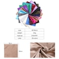 thumbnail image 2 of Nvzi Conjunto de 3 pañuelos de seda rosa oscuro de 35,43 × 35,43 pulgadas, pañuelo cuadrado de satén suave para mujer, accesorio de moda para el cabello., 2 of 5