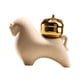 thumbnail image 5 of Estatua de animal en miniatura para decoración de mesa, figura decorativa de Feng Shui chino Estatua de vaca caqui, 5 of 9
