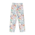 thumbnail image 3 of Lsque Colorful Seashells Print Men's Pajama Pants, Lounge Pant - Comfortable Home Wear,Elastic Waistband, Stylish Design-XX-Large, 3 of 9