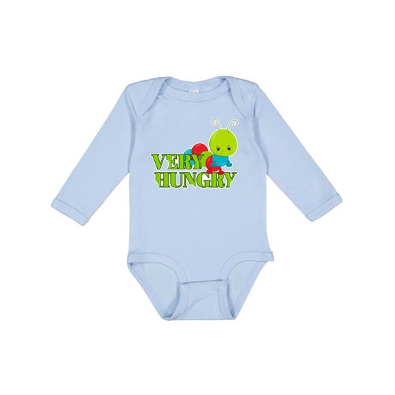 Inktastic Very Hungry Boys or Girls Long Sleeve Baby Bodysuit