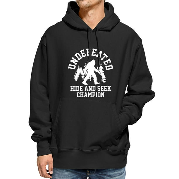 Envmenst Bigfoot Undefeated Hide And Seek Champion Vintage Men S Hoodies Sweatshirt Walmart Com