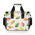 thumbnail image 7 of FORMRS Insulated Cooler Bag 24 Cans Capacity Soft Leakproof Lunch Box with Side Pockets, Pink Colorful Leaves, 7 of 7