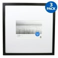 thumbnail image 2 of (2 pack) (2 pack) Mainstays - 5x7 Picture Frame - Black Matted Gallery Linear Program Wall Photo Frame, Set of 3, 2 of 8