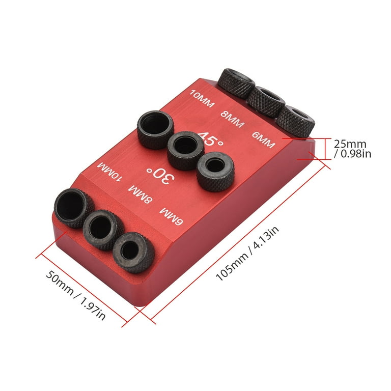 90 degree hole jig outlet