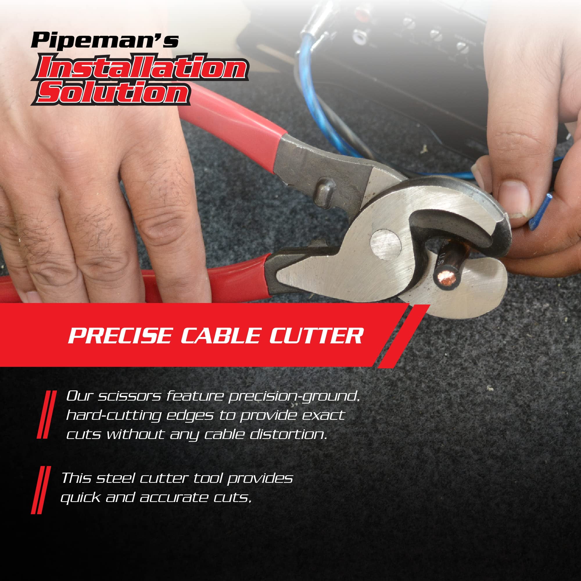 Installation Solution High Leverage 0-Gauge Cable Cutter