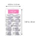 thumbnail image 4 of FELTECHELECTR 100 piezas de placas de modelado de uñas prácticas para manicura, puntas de uñas, suministros para decoración de uñas (blanco), 4 of 6